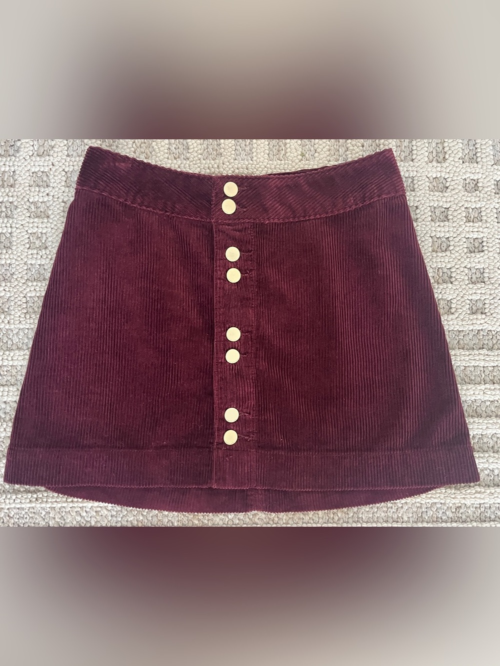 NWT Abercrombie & Fitch Corduroy Skirt size 4